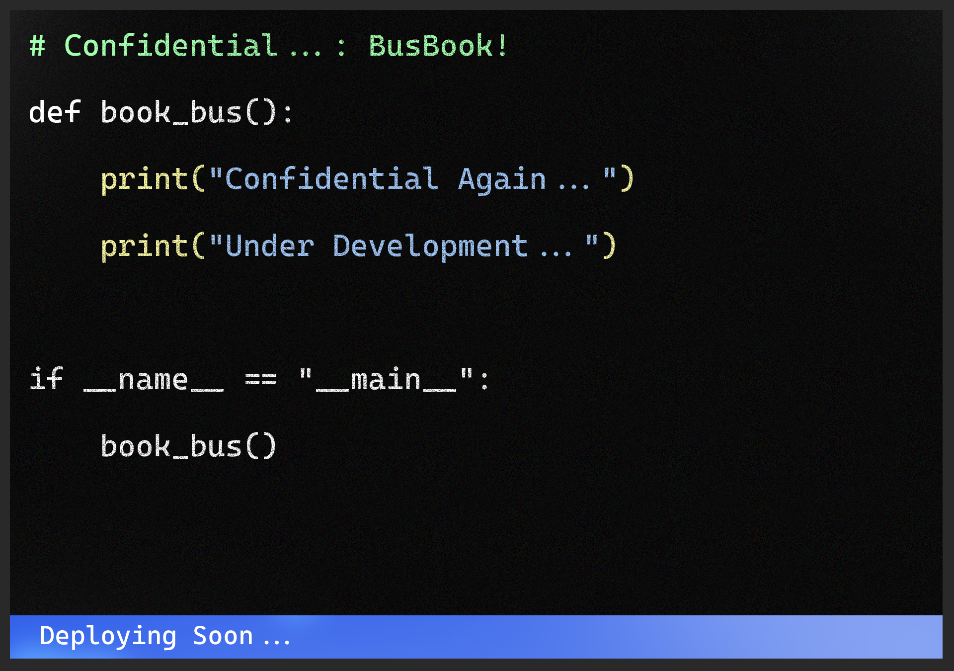 Bus Book By CodeYatri